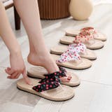 トングサンダル フラットサンダル ジュート風サンダル | PlusNao | 詳細画像9