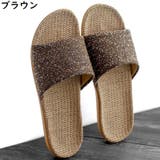 スリッパ ジュート風サンダル ルームシューズ | PlusNao | 詳細画像14 