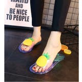 ラバーサンダル シャワーサンダル フラットサンダル | PlusNao | 詳細画像4