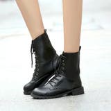 レースアップブーツ ショートブーツ ミドルブーツ | PlusNao | 詳細画像3 