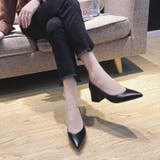 パンプス ポインテッドトゥ チャンキーヒール | PlusNao | 詳細画像2