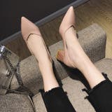 パンプス ポインテッドトゥ チャンキーヒール | PlusNao | 詳細画像7