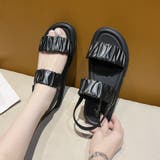 ストラップサンダル スリッパ ぺたんこ | PlusNao | 詳細画像3