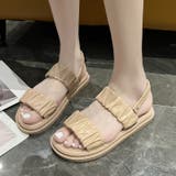 ストラップサンダル スリッパ ぺたんこ | PlusNao | 詳細画像4