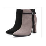 ショートブーツ ポインテッドトゥ ベルト | PlusNao | 詳細画像10 