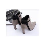 ショートブーツ ポインテッドトゥ ベルト | PlusNao | 詳細画像9 