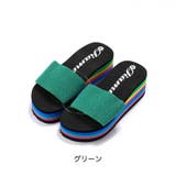 厚底ビーチサンダル 太ベルト フラットソール | PlusNao | 詳細画像7