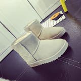ムートンブーツ ショートブーツ 厚底 | PlusNao | 詳細画像5