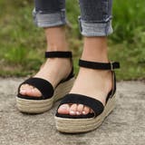 厚底サンダル アンクルストラップ ウェッジソール | PlusNao | 詳細画像10 