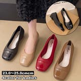 パンプス ローヒール スクエアトゥ | PlusNao | 詳細画像1 