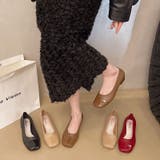 パンプス ローヒール スクエアトゥ | PlusNao | 詳細画像3 