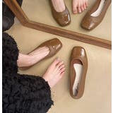 パンプス ローヒール スクエアトゥ | PlusNao | 詳細画像4 