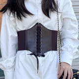 サッシュベルト コルセットベルト レディース | PlusNao | 詳細画像5 