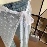 ラップスカート シアーレース 巻きスカート | PlusNao | 詳細画像10 