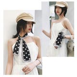 リボンスカーフ レディース 水玉柄 | PlusNao | 詳細画像10 