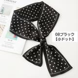 リボンスカーフ レディース 水玉柄 | PlusNao | 詳細画像14 