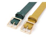 ベルト レディース クロコ型押しPUレザー | PlusNao | 詳細画像7