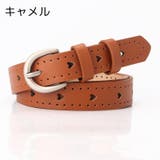 ベルト レディース パンチングベルト | PlusNao | 詳細画像13 