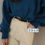ベルト レザー調 ピンバックル | PlusNao | 詳細画像17