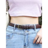 ベルト レザー調 ピンバックル | PlusNao | 詳細画像4