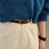 ベルト レザー調 ピンバックル | PlusNao | 詳細画像7