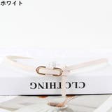 細ベルト レディース レザー風 | PlusNao | 詳細画像17