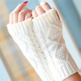 手袋 指なし ニット | PlusNao | 詳細画像3 