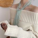 スカーフ レディース 総レース | PlusNao | 詳細画像4 