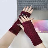 ハンドウォーマー レディース手袋 指なし | PlusNao | 詳細画像10 