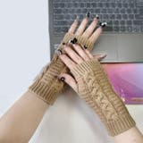 ハンドウォーマー レディース手袋 指なし | PlusNao | 詳細画像11 