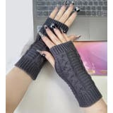 ハンドウォーマー レディース手袋 指なし | PlusNao | 詳細画像2 