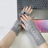 ハンドウォーマー レディース手袋 指なし | PlusNao | 詳細画像3 