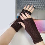 ハンドウォーマー レディース手袋 指なし | PlusNao | 詳細画像7 