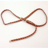 メッシュベルト 三つ編みベルト レディース | PlusNao | 詳細画像4 