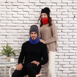 ネックウォーマー フェイスマスク 裏起毛 | PlusNao | 詳細画像2 