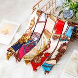 リボンスカーフ レディース スカーフ | PlusNao | 詳細画像3 