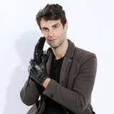 メンズ手袋 5本指 レザー調 | PlusNao | 詳細画像2 