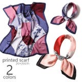 スカーフ プリントスカーフ 大判 | PlusNao | 詳細画像1 