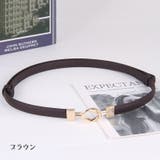 細ベルト レザー調 ビットベルト | PlusNao | 詳細画像5