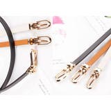 細ベルト レディース レザー調 | PlusNao | 詳細画像4