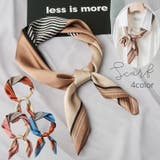 スカーフ 正方形 レディース | PlusNao | 詳細画像1 