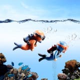 水槽用アクセサリー ダイバー スキューバダイビング | PlusNao | 詳細画像3 