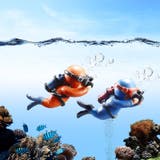 水槽用アクセサリー ダイバー スキューバダイビング | PlusNao | 詳細画像4 