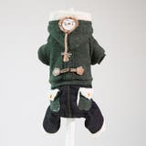 ドッグウエア フード付きカバーオール つなぎ | PlusNao | 詳細画像14 