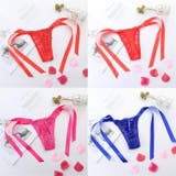 Tバックショーツ 紐パン リボン | PlusNao | 詳細画像8 