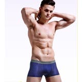 ボクサーパンツ メッシュ素材 ウエストロゴ | PlusNao | 詳細画像3 