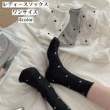 ソックス レディース クルーソックス | PlusNao | 詳細画像1 