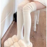 オーバーニーソックス ニーハイソックス レディース | PlusNao | 詳細画像3 