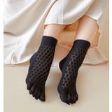 5本指ソックス クルーソックス レディース | PlusNao | 詳細画像8 