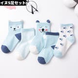 子供用 クルーソックス 5足セット | PlusNao | 詳細画像14